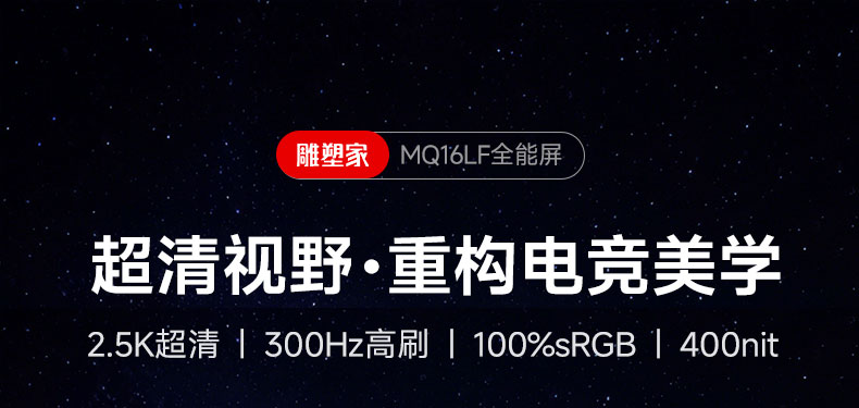 2.5K300Hz便携显示器